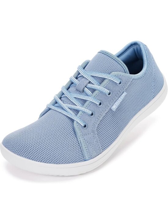 Shoes - Women's Blue Minimalist Barefoot Shoe Zero Drop Sole Wide Width Fashion Sneaker